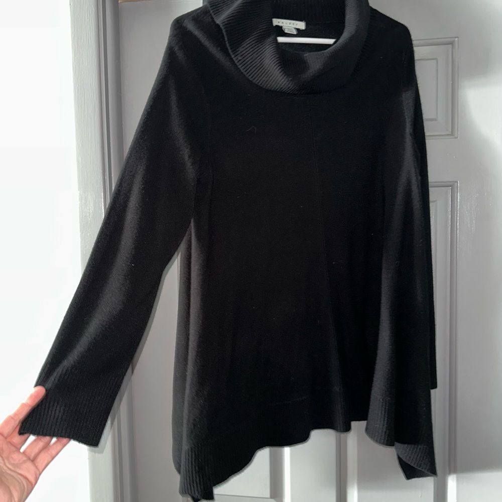 Large Black Cowl Neck Sweater. MUST BE BUNDLED